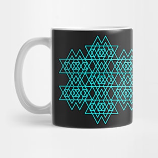 triangle ornament motif Mug